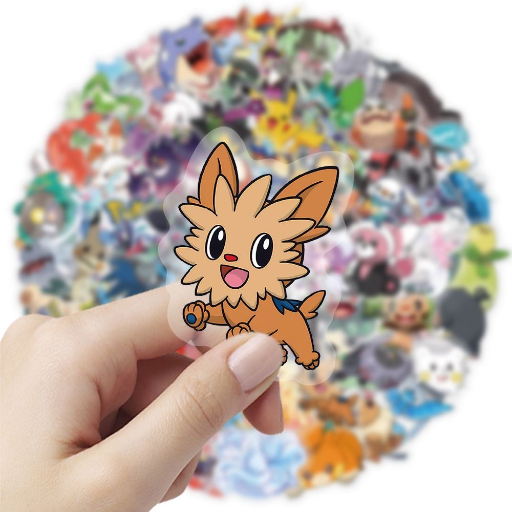 100Pcs Pokémon Stickers Cute C - огляд і ціна Tablet Cute Accessories