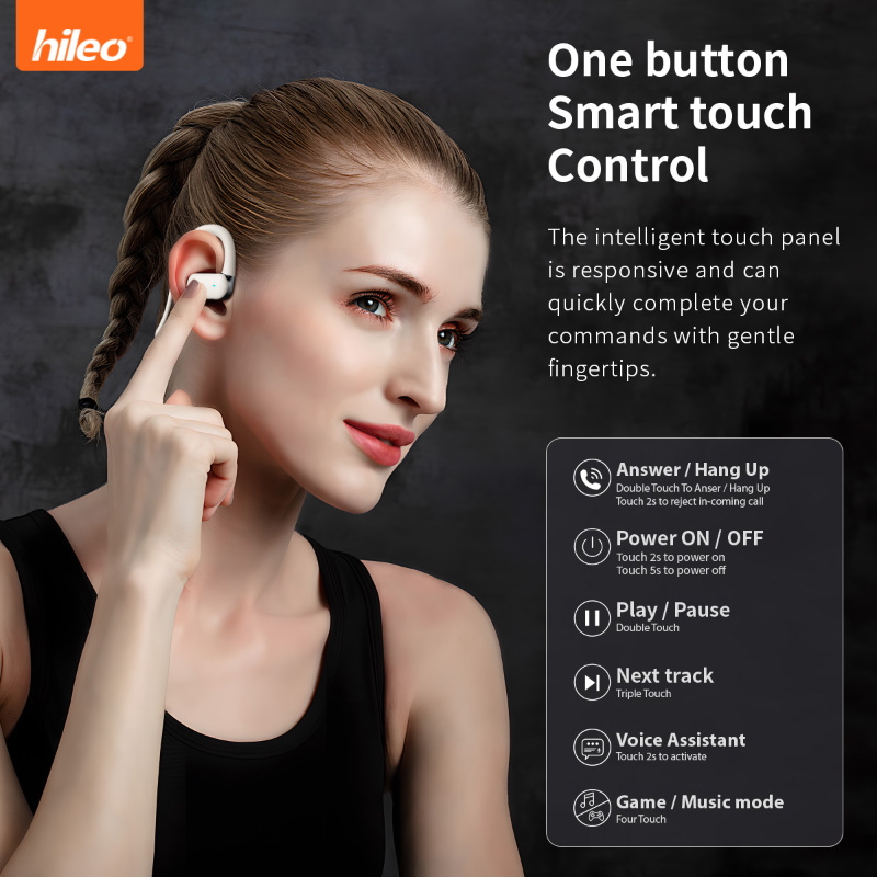 HiLeo Hi77 5.4 Open Ear Hanger - огляд і ціна Wired Earphone Lightning