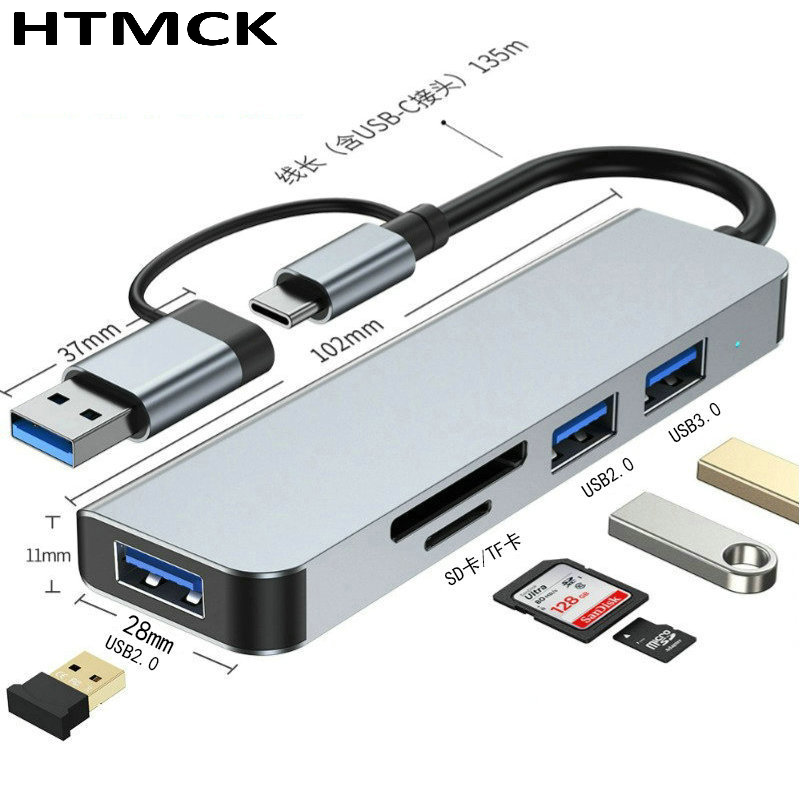 8-in-2 USB Type-C Multiport Do - огляд і ціна Usb Hub Type C