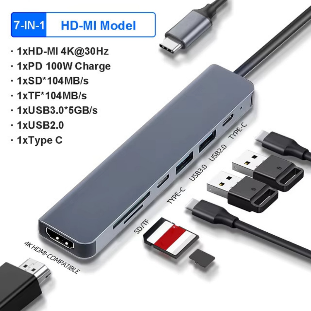 4/7/8/11in1 Docking Hub 4K USB - огляд і ціна Usb Hub Type C