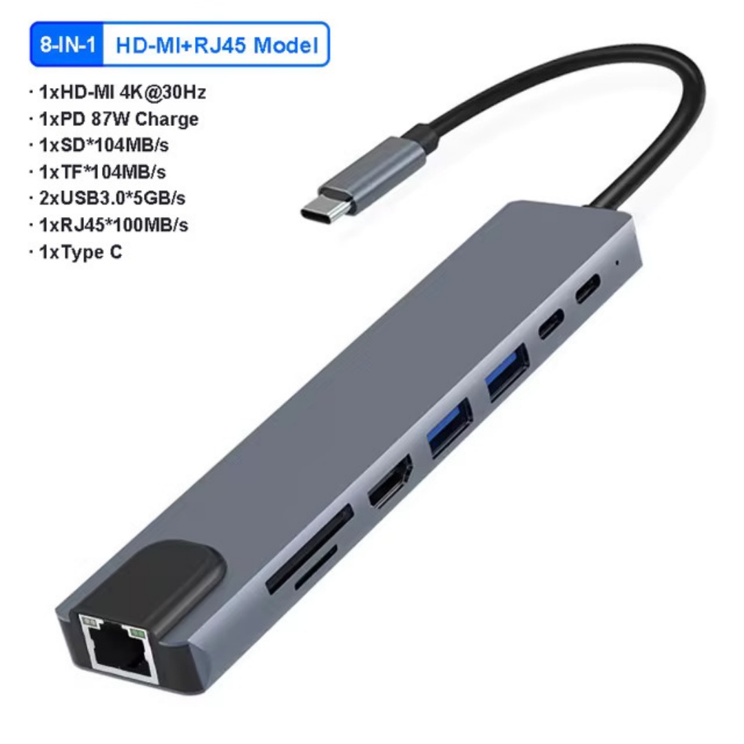 4/7/8/11in1 Docking Hub 4K USB - огляд і ціна Usb Hub Type C