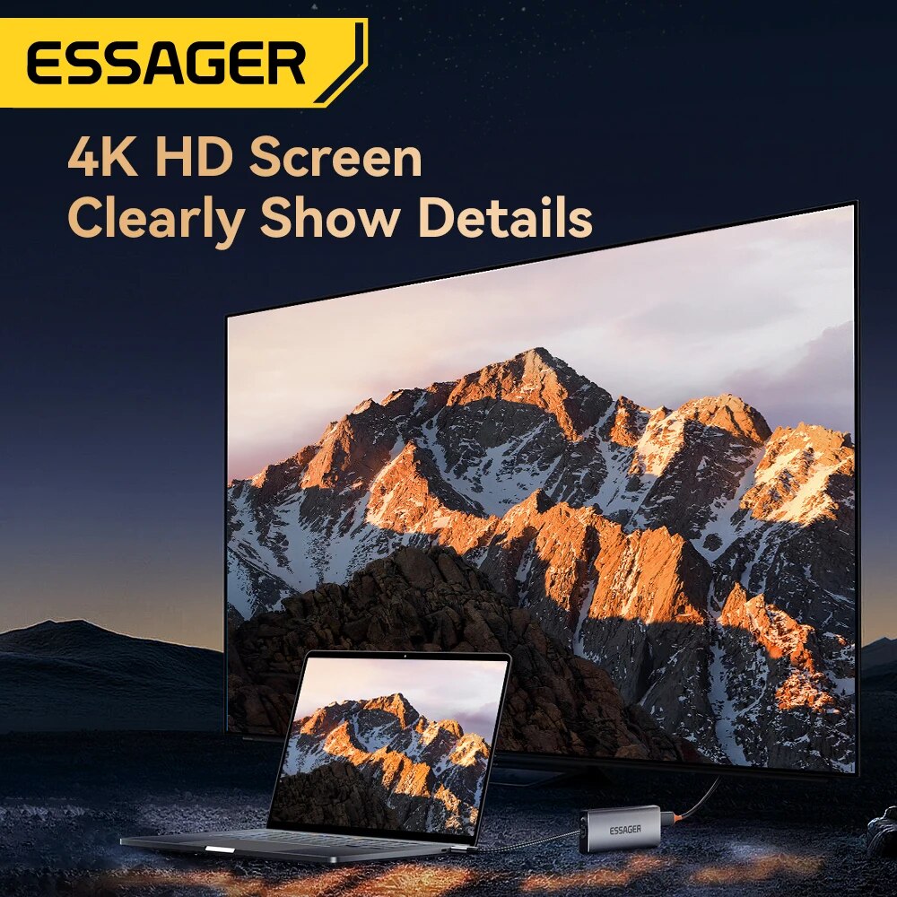 Essager 8-in-1 USB Hub With Di - огляд і ціна Usb Hub Type C