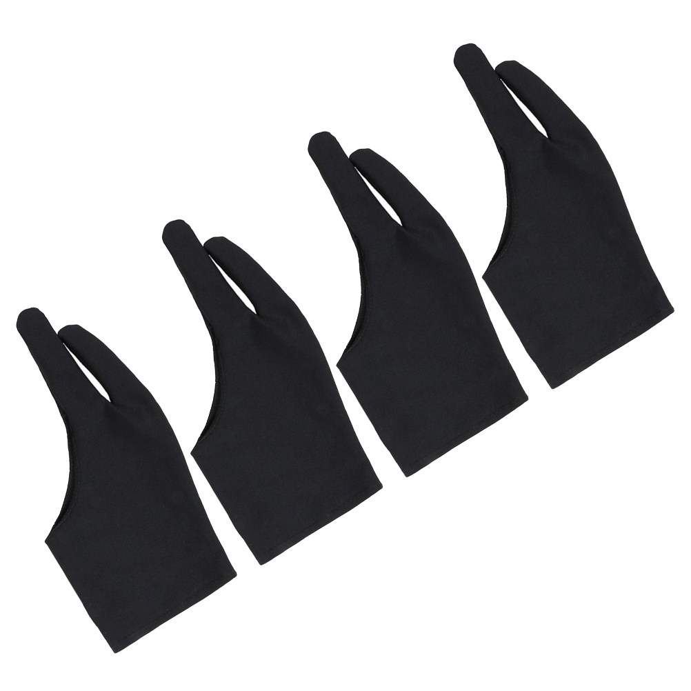 4Pcs Spandex Two Finger Drawin - огляд і ціна Drawing Glove Artist