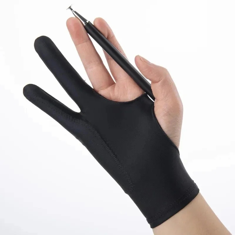 1/4pcs Anti-Fouling Two-Finger - огляд і ціна Drawing Glove Artist