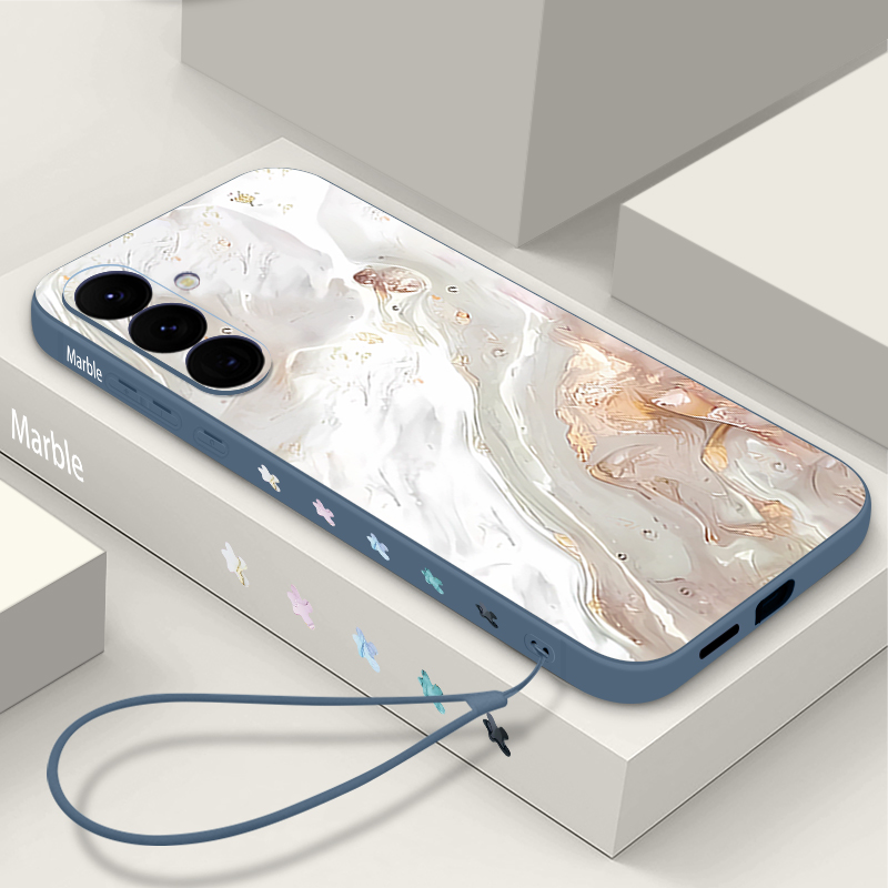Marble Print Soft TPU Lanyard  - огляд і ціна Samsung Galaxy A55