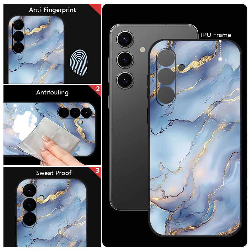 Marble Print Soft TPU Lanyard  - огляд і ціна Samsung Galaxy A55